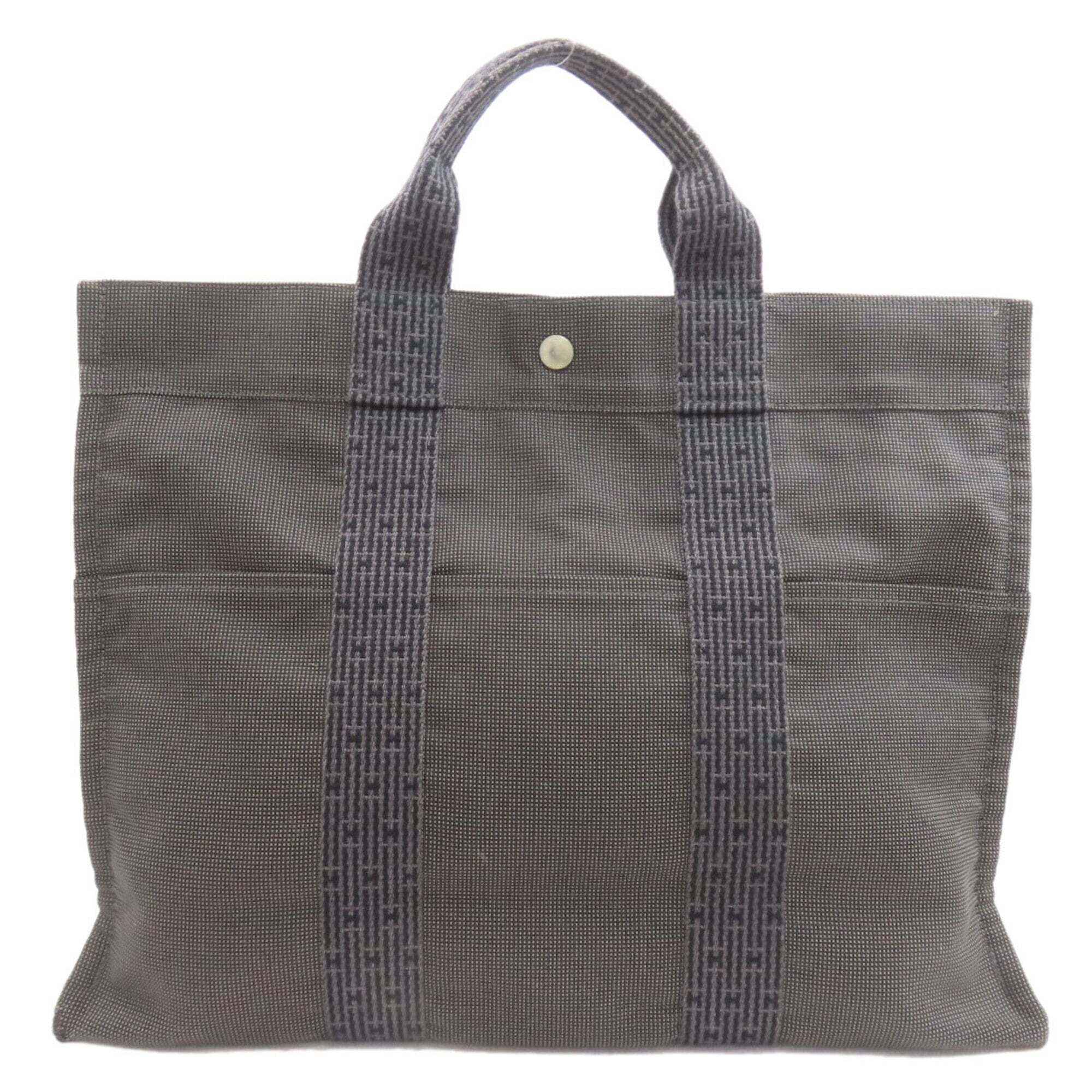 Hermes Herline Mm Handbag, Canvas, Women's.